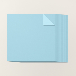 deux tons 30,5cm béguin bleu