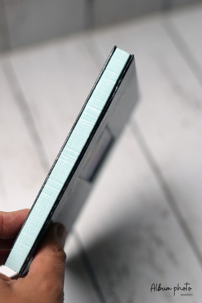 Album photo poétique fait main avec reliure collée