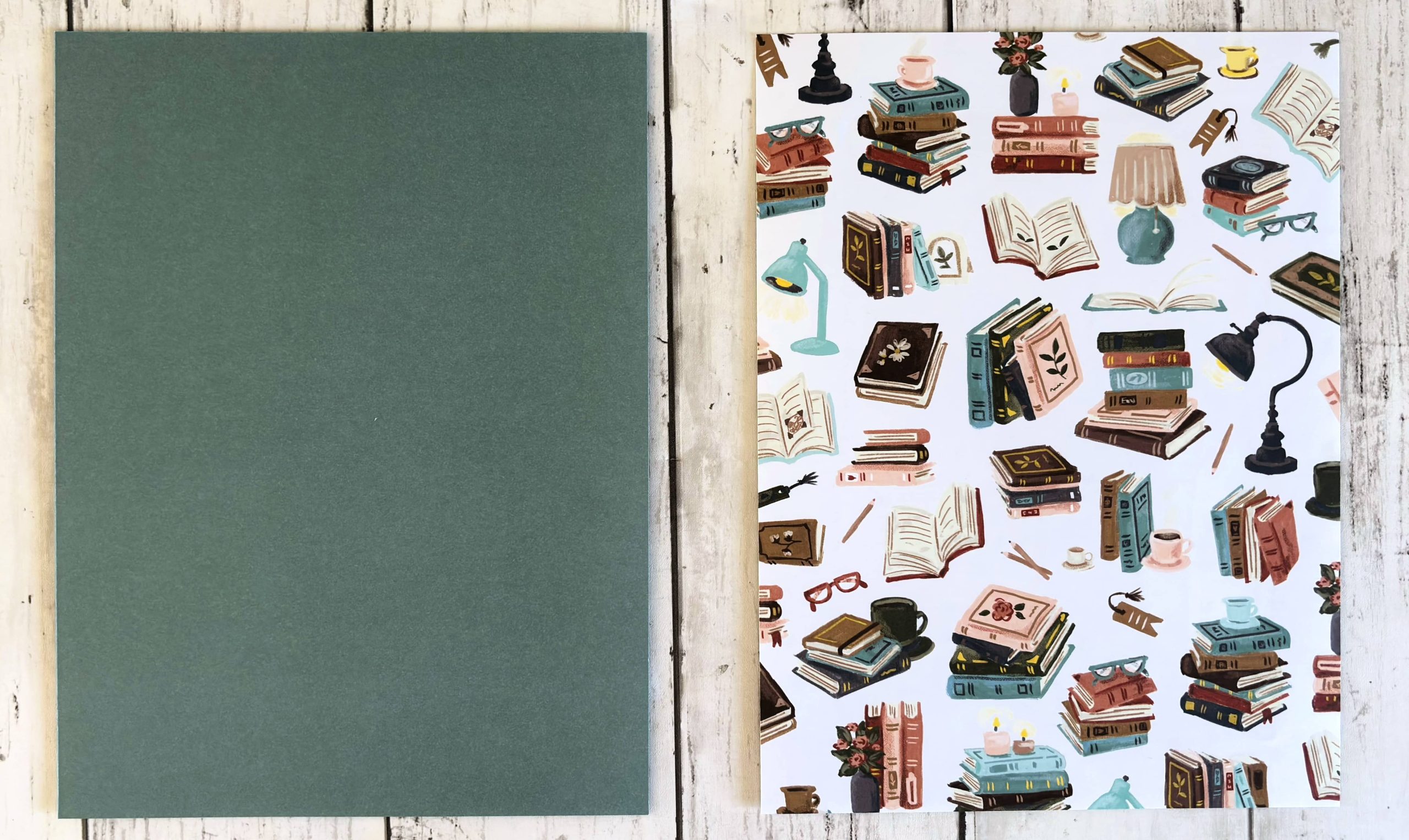 Découpe du carton pour la couverture du mini-album carnet de voyage