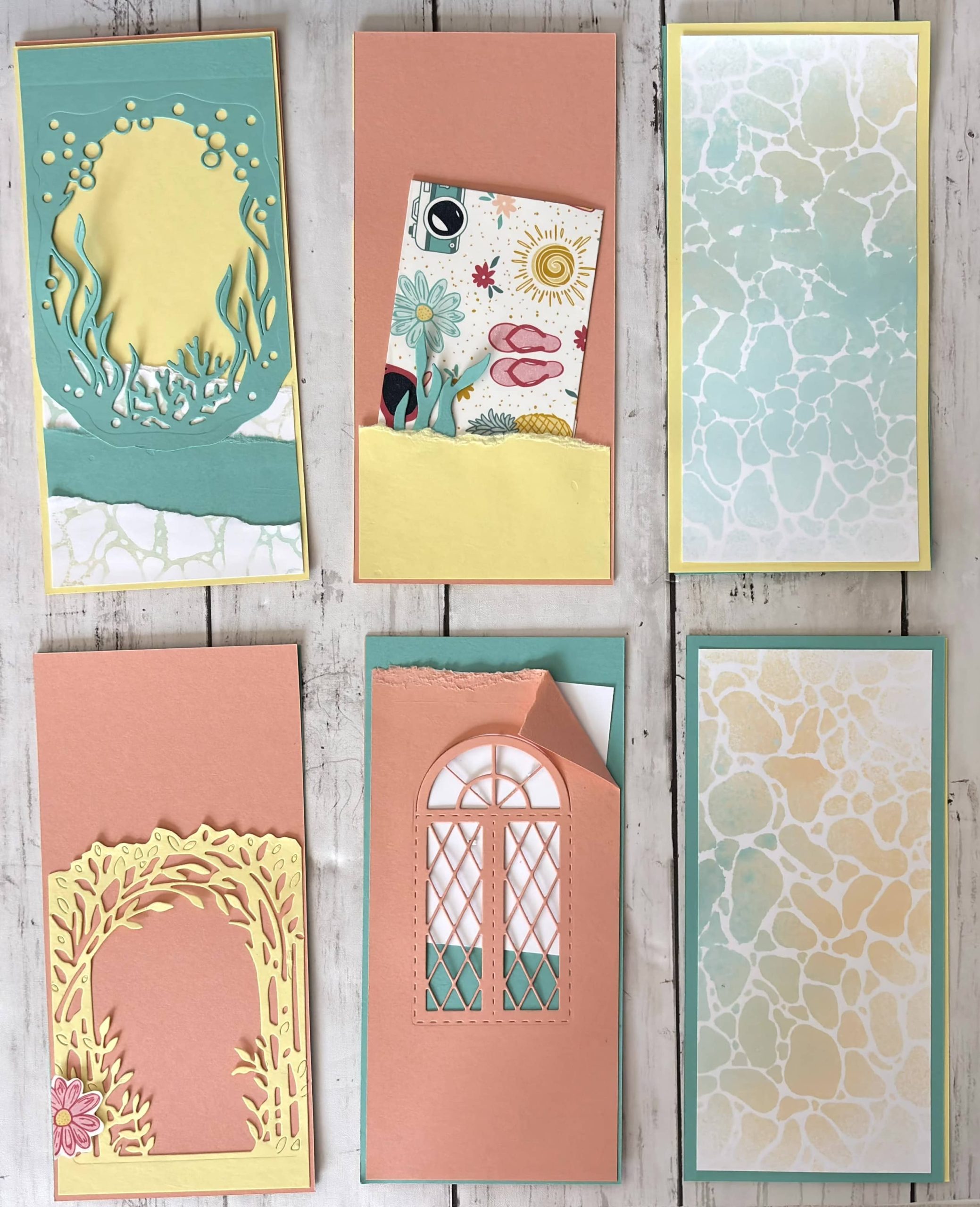 Découpe des pages en papier blanc, uni et à motifs pour le mini-album