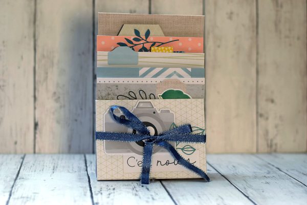 Atelier creatif album photo souvenirs popup et pochette 