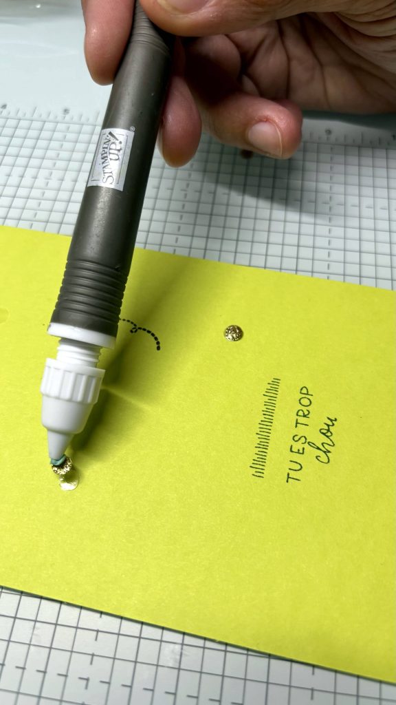 Utilisation de la pointe mastic Outil Touche-à-Tout