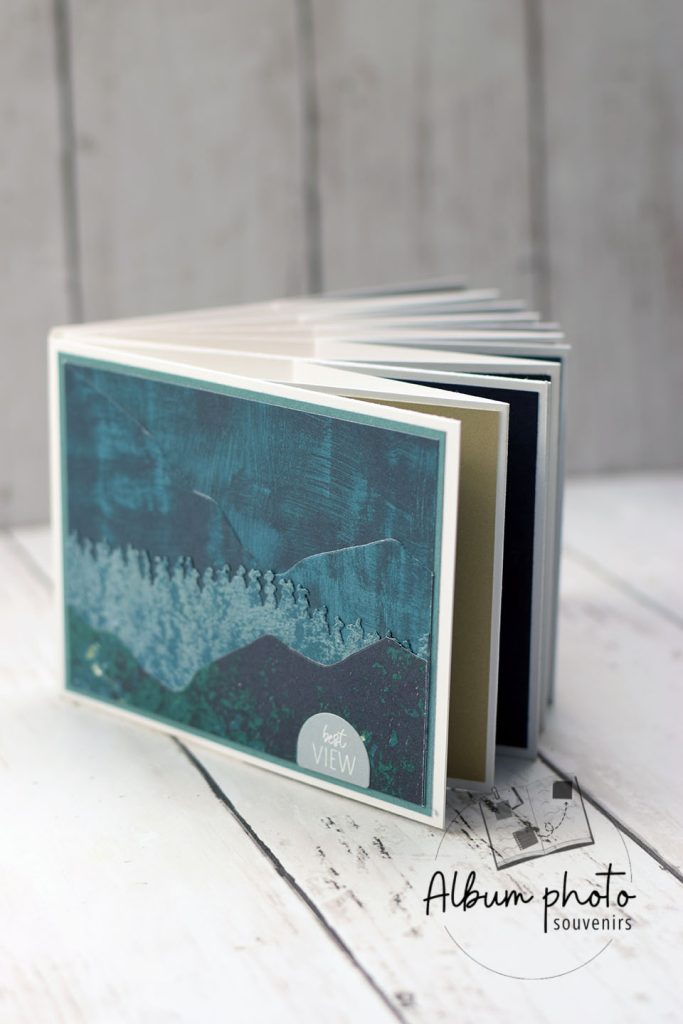 Mini album pop-up nature petit format