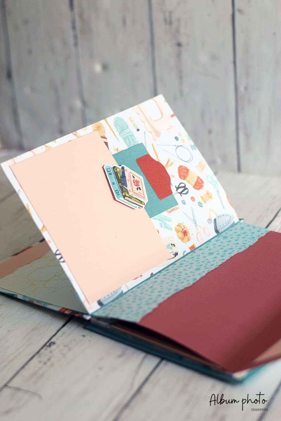 Mini-album à cachette, vue d'ensemble