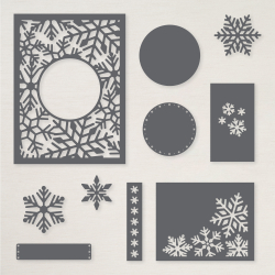 poinçons bisous en flocons