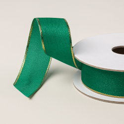 ruban sapin ombragé et bordures dorées