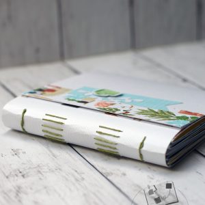 Album photo artisanal – Reliure cousue long stitch