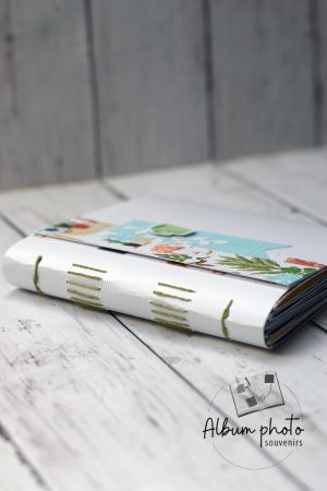 Album photo artisanal – Reliure cousue long stitch