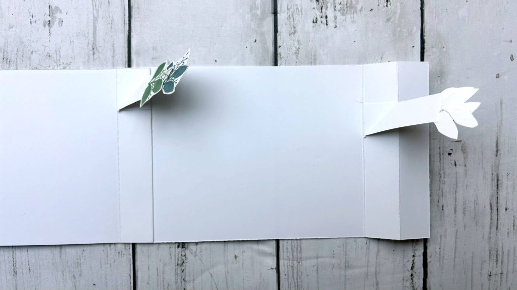 collage des bras mécanisme dans carte popup essuie-glaces étape 4 scrapbooking