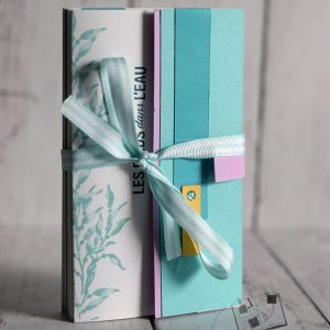 Mini-album journaling vacances d'été – Les pieds dans l'eau