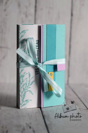 Mini-album journaling vacances d'été – Les pieds dans l'eau