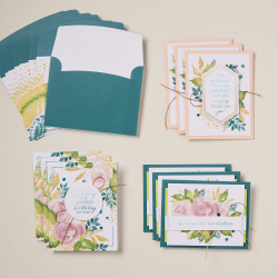 Kit souhaits au pinceau de stampin’ up!