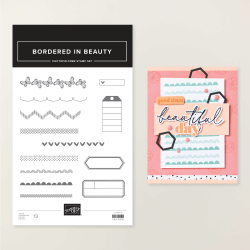 Tampons bordered in beauty