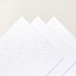 Papier spécialité blanc luxueux