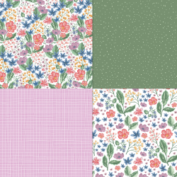 Papier à motifs en vélin beau-tanique