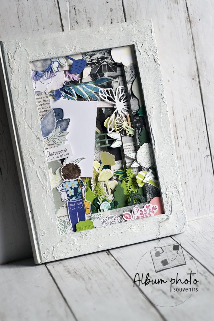 Livre tunnel book décoration de maison thème nature, vue de face