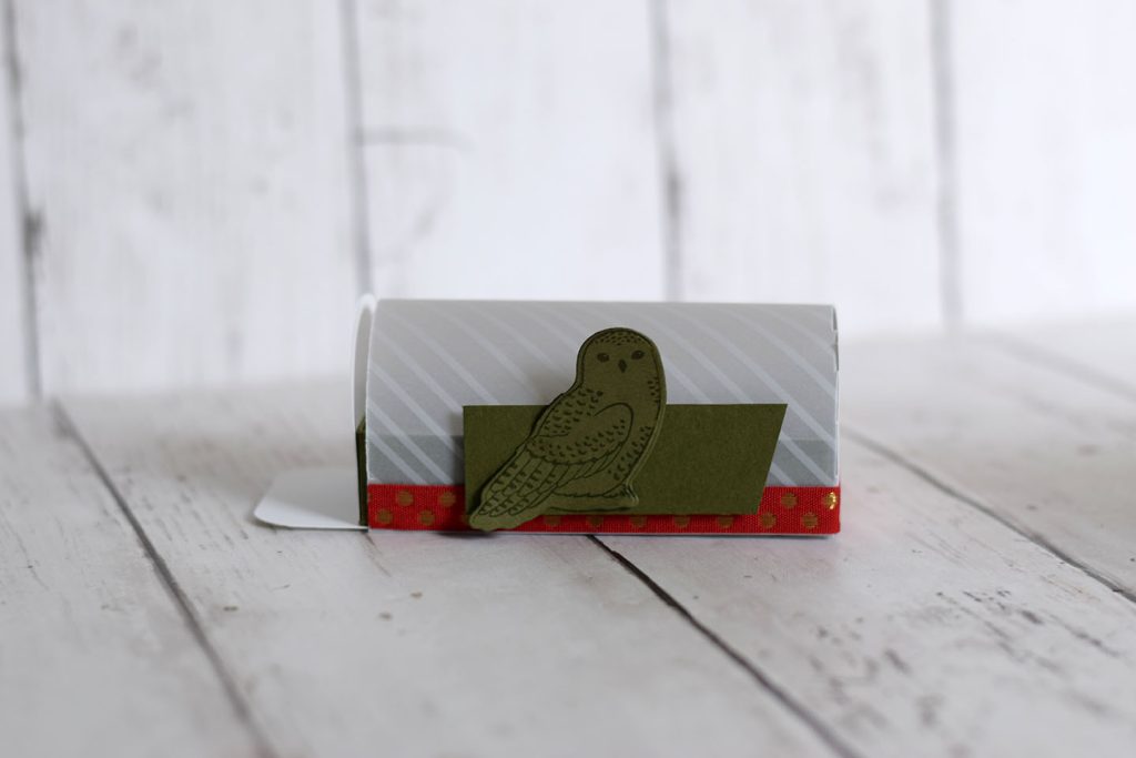 Boîte aux lettres à tiroir en papier pour petit cadeau
