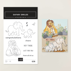 Set de tampons safari smiles
