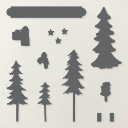 Poinçons branches festives