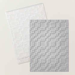 Plioir à gaufrage 3d carreaux rustiques