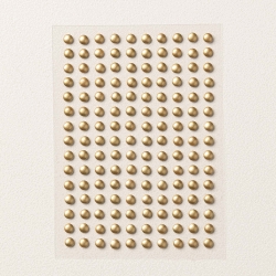 Pois autocollants or